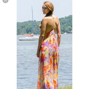 Show Me Your MuMu trapeze maxi dress small